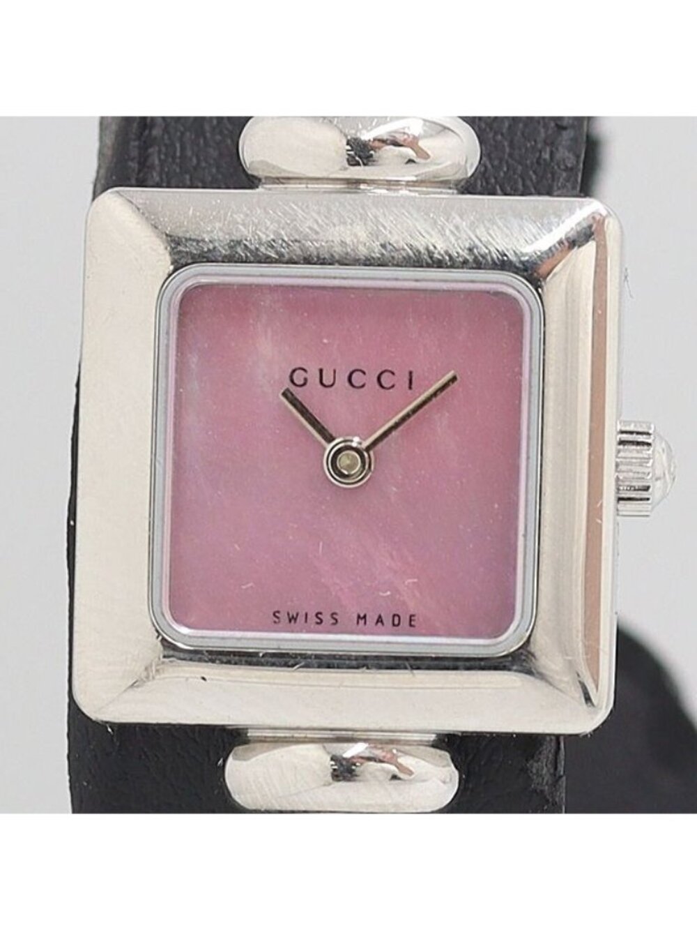 Gucci Pink Shell Dial Watch